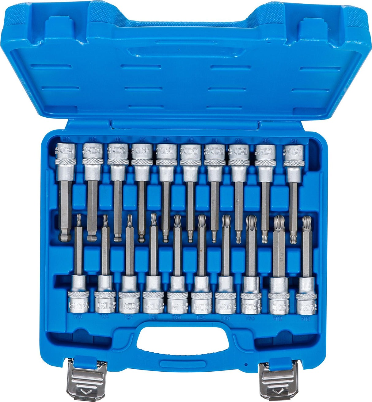 Antgalių rinkinys |  12.5 mm (1/2") | Hex / T-Star (Torx) / Spline (XZN) | šarnyriniai | 20 vnt. (5170)