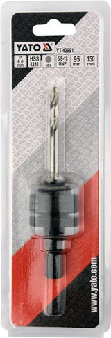 Laikiklis gręžimo karūnai TCT | 5/8"-18UNF | 10 mm Hex (YT-43991)