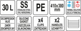 Termosas maisto transportavimui apvalus | 30l (YG-09226)