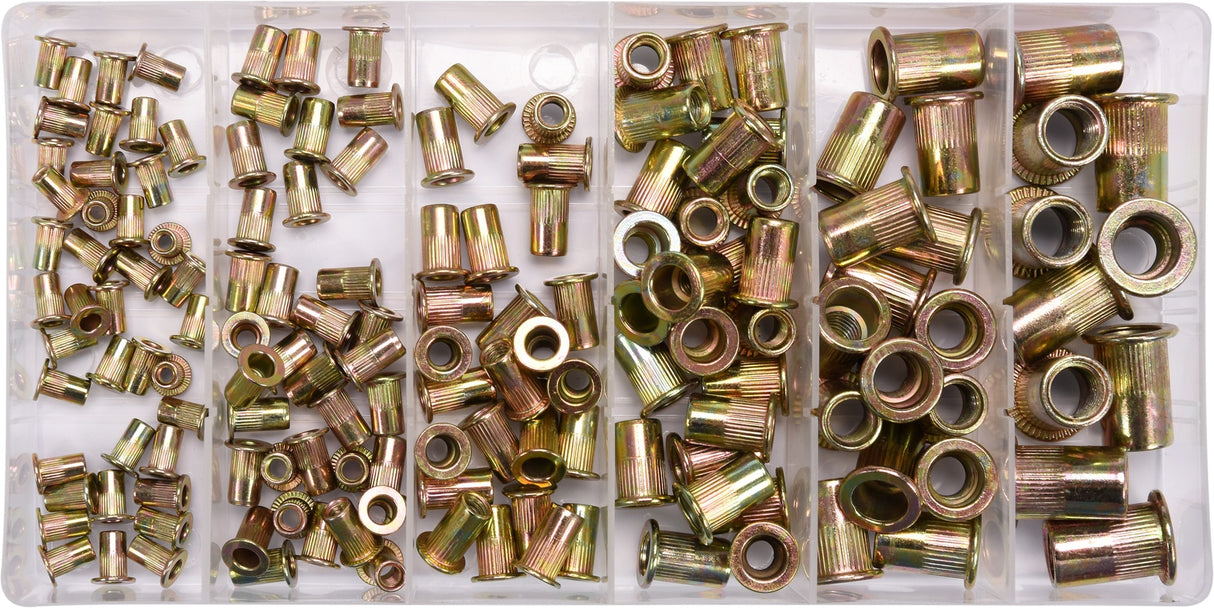 THREADED RIVETS | STEEL | M3-M10 | 150 PCS. (SK01099)
