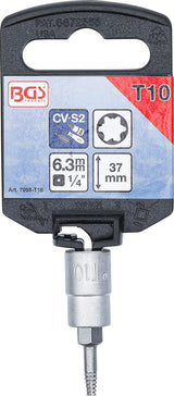 Sraigtinis ištraukimo antgalis | 6,3 mm (1/4") | pažeistam T-Star (Torx) T10 (7098-T10)