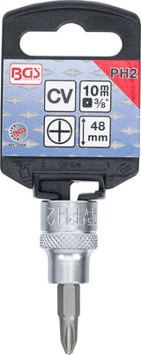 BIT SOCKET | 10 MM (3/8") DRIVE | CROSS SLOT PH2 (2554)