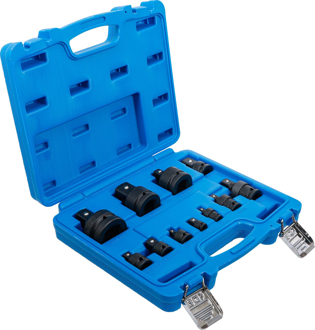 IMPACT ADAPTOR AND UNIVERSAL JOINT SET | 6.3 MM (1/4") - 25 MM (1") | 11 PCS. (25140)