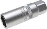 Свечная головка с магнитом, шестигранная | 10 mm (3/8") | 16 mm