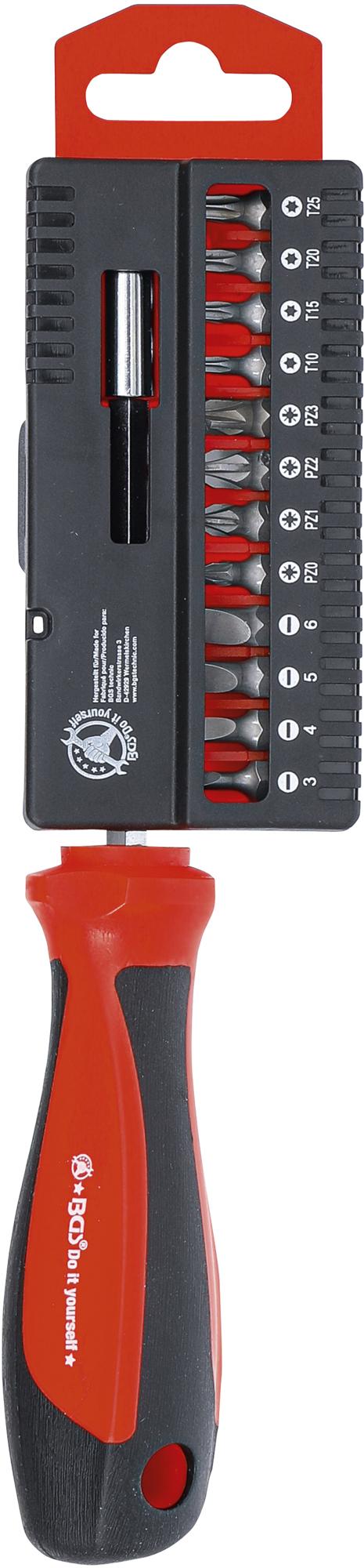 Precizinių antgalių rinkinys su rankena | 13 vnt. (35820)