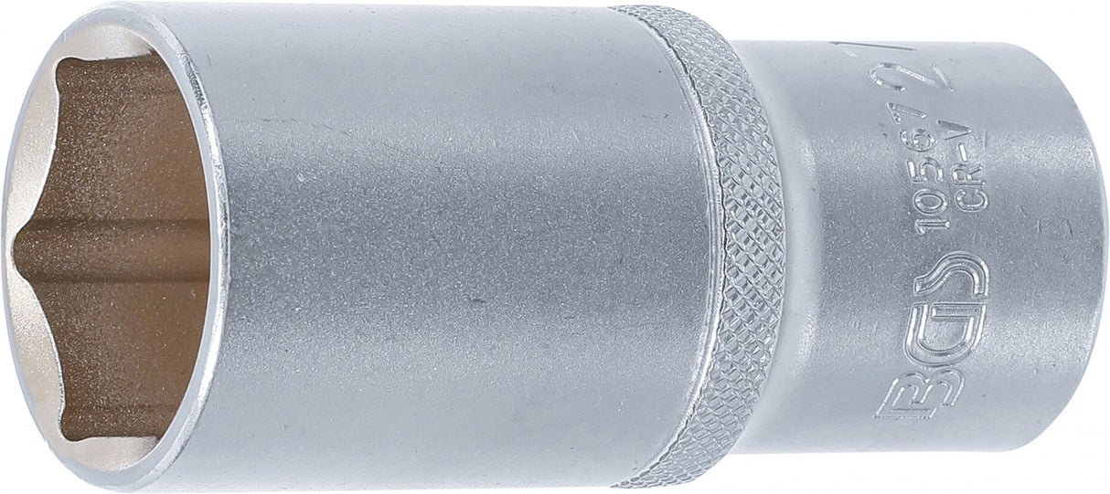 Galvutė šešiakampė ilga | 12,5 mm (1/2") | 27 mm (10567)