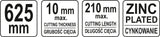 Staklės-giljotina grindų laminatui | 625x210 mm (YT-37308)