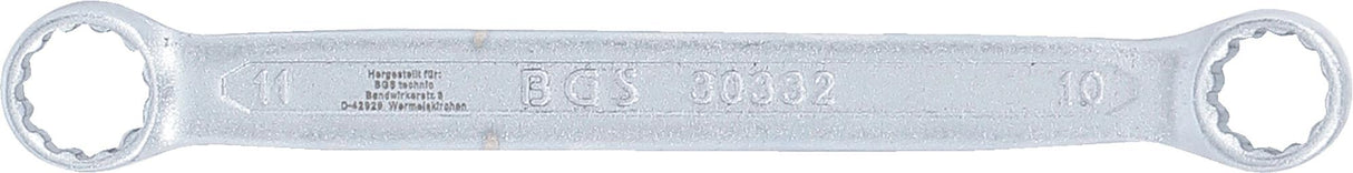 Raktas kilpinis tiesus | 10 x 11 mm (30332)
