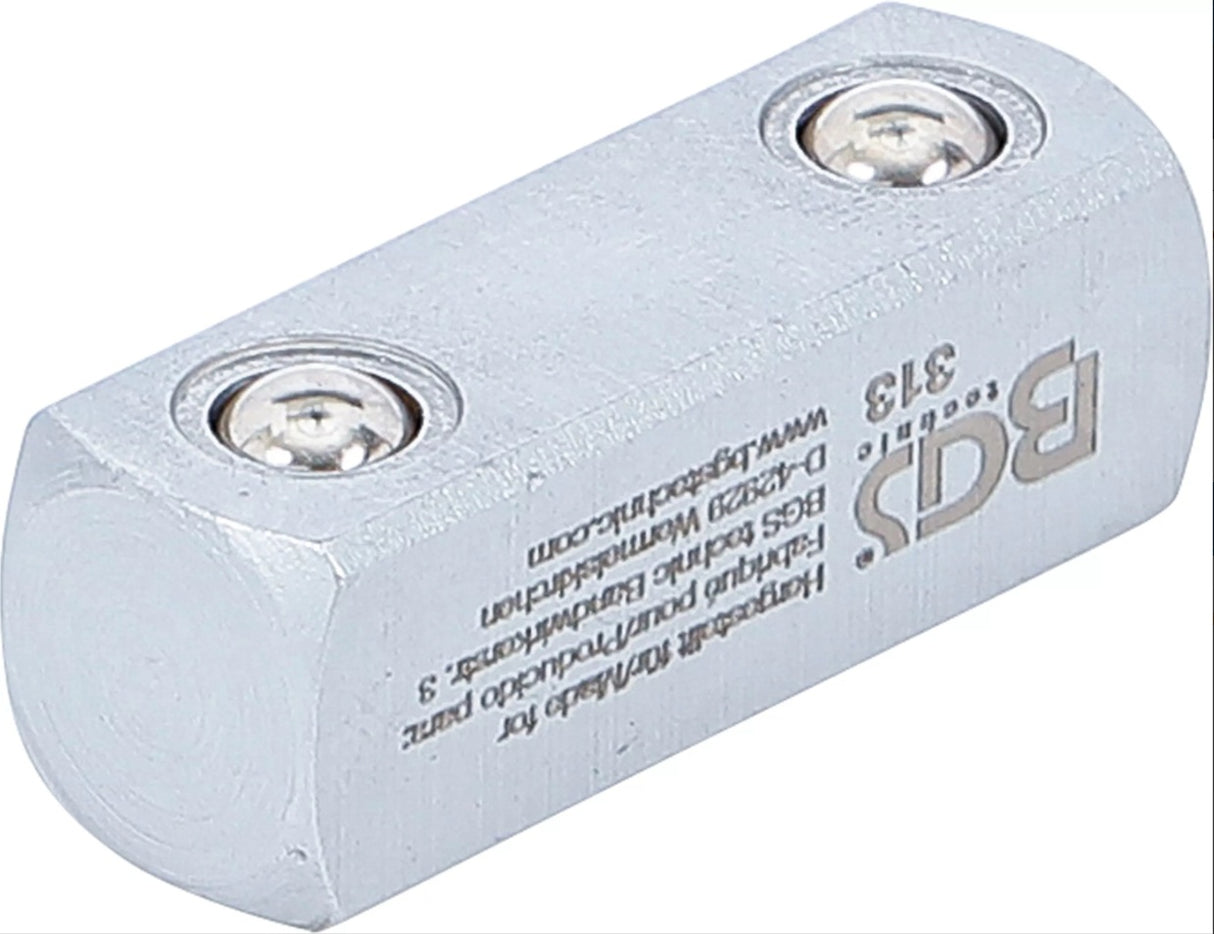 Adapteris | išorinis kvadratas 12,5 mm (1/2") | BGS 312 (313)