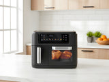 Karšto oro gruzdintuvė | 2400W | 3.5L+7.5L | juoda (67564)