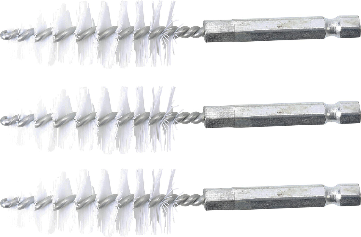 NYLON BRUSH | 19 MM | 6.3 MM (1/4") DRIVE | 3 PCS. (3078-19-N)