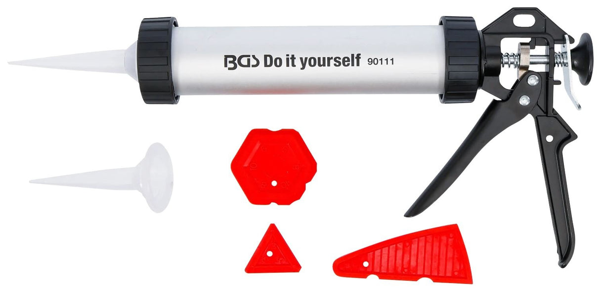 ALUMINIUM SEALANT GUN | WITH JOINT SHAPING TOOL SET | 5 PCS (90111)