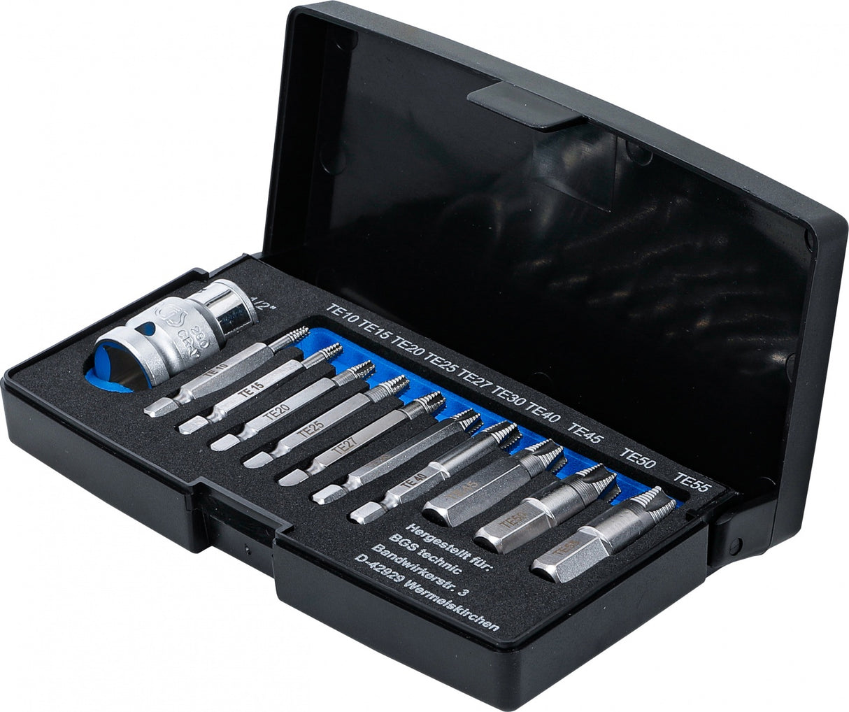 Sraigtiniai ištraukikliai | sugadintiems T-Star (Torx) T10 - T55 | 11 vnt. (9170)