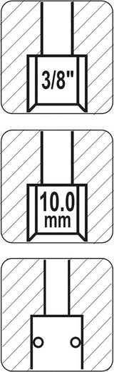 Быстросъёмное соединение 3/8" внутренняя резьба (гнездо)