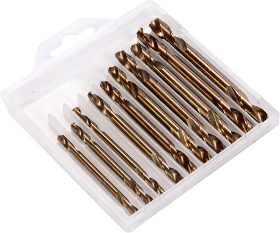 10 PCS SET DOU END MET TWI DRILL 3-6MM (YT-40025)