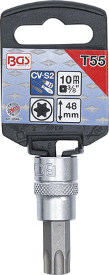 Antgalis įpresuotas į galvutę | 10 mm (3/8") | T-Star (Torx) T50 (2548)