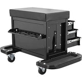 TOOL CABINET / STOOL WITH 3 DRAWERS AND FOLDABLE 2 TRAYS / SHELVES (V7031)