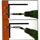 Antgalių laikiklis tiesus/šarnyrinis 94mm, 1/4"-1/4" (KH0604)