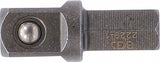 BIT RATCHET ADAPTOR | EXT. HEXAGON 8 MM (5/16") - EXT. SQUARE 10 MM (3/8") | 30 MM (2229-1)