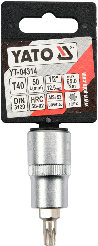 Бита в головке 1/2", T40 x 55 mm