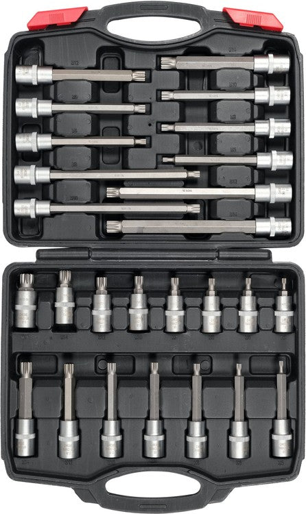 Набор бит | 12,5 mm (1/2") | Spline (XZN) M4 - M16 | 26 шт.