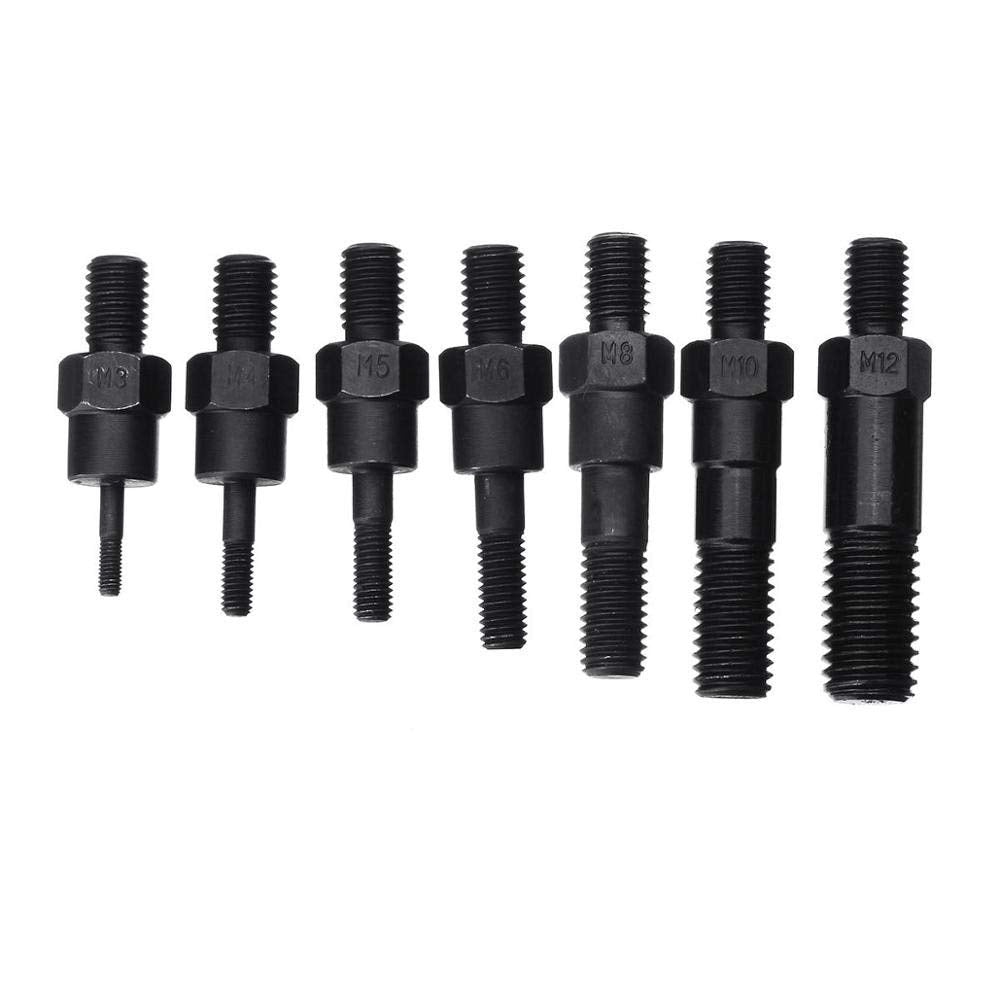 Kniediklis srieginėms kniedėms | lagaminas | M3-M12 | 410 mm (BT-607)