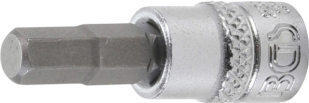 Antgalis įpresuotas į galvutę | 6,3 mm (1/4") | hex šešiakampis 6 mm (2500)