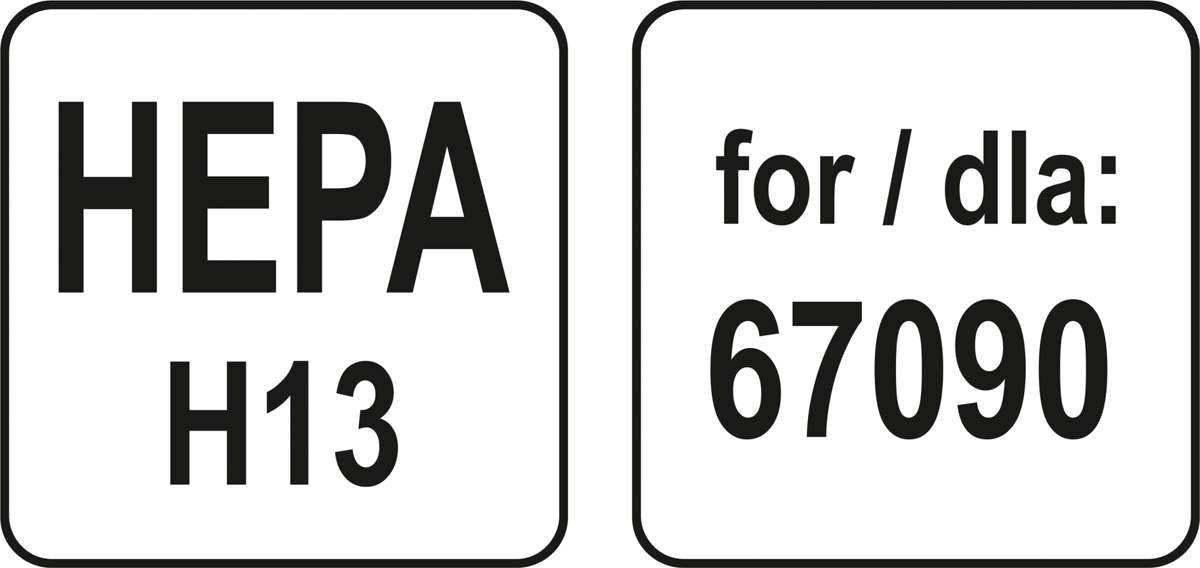 HEPA H13 фильтр для пылесоса 67090