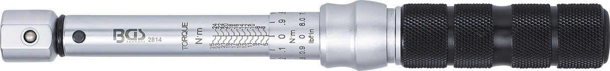 Dinamometras | 9 x 12 mm įstatomiems įrankiams | 5 - 25 Nm (2814)