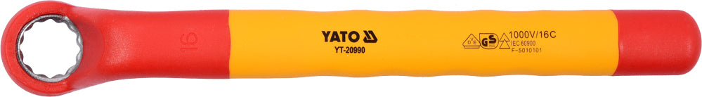 INSULATED RING WRENCH 16MM VDE (YT-20990)