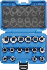 Galvučių rinkinys, 12 kampų | 12,5 mm (1/2") | 8 - 24 mm | 16 vnt. (2226)