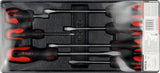 PVC TRAY WITH 7PCS SLOTTED SCREWDRIVERS (YT-5535)