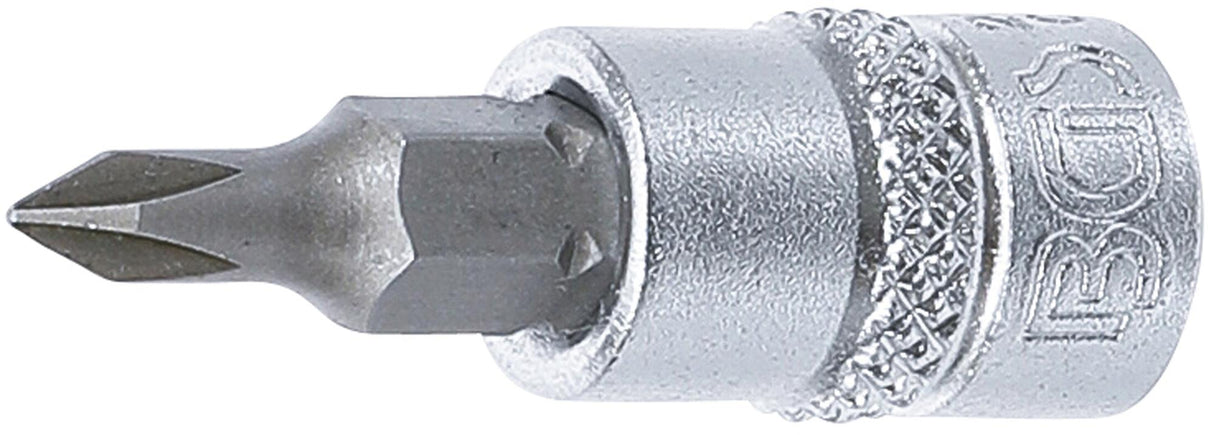 Бита, запрессованная в головку | 6.3 mm (1/4") | крестовая PH0