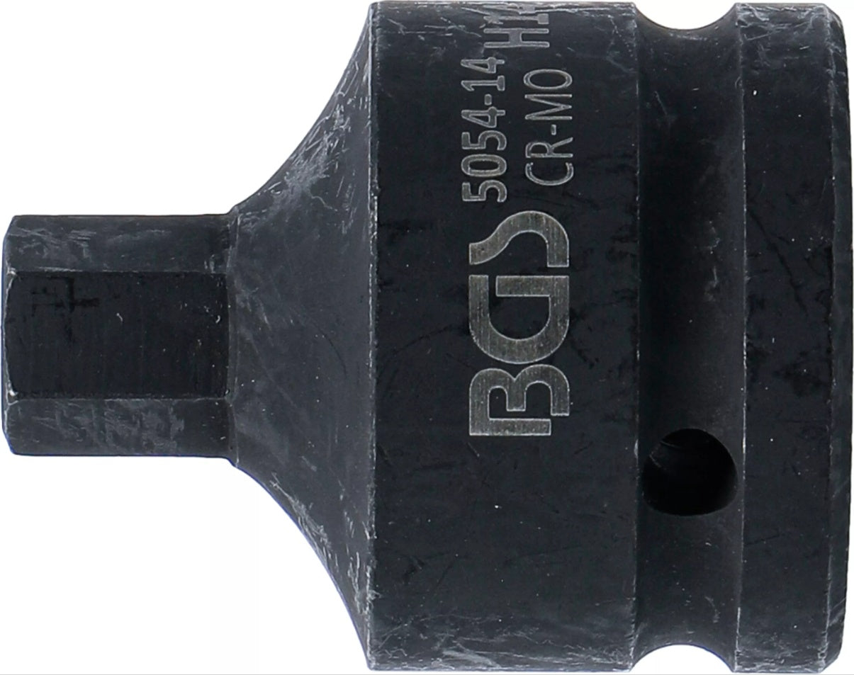 Antgalis smūginis | 20 mm (3/4") | hex šešiakampis 14 mm (5054-14)