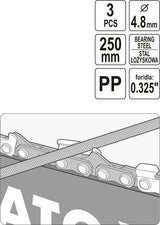 Kreipiančioji / gidas grandininiams pjūklams | su dilde | 4.8 mm (YT-85032)