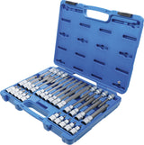 BIT SOCKET SET | 12.5 MM (1/2") DRIVE | TP-STAR (FOR TORX PLUS) TP20 - TP70 | 32 PCS. (5190)