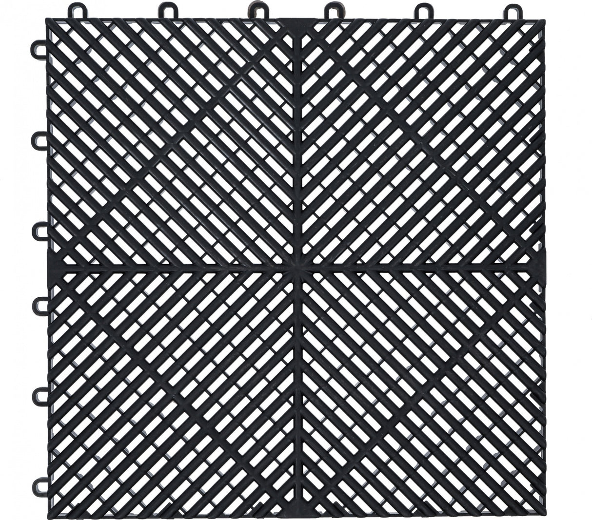 Plastikinių plytelių rinkinys | Paspaudimo sistema | 400 x 400 x 18 mm | 10 vnt. (74546)