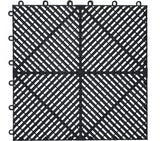 Plastikinių plytelių rinkinys | Paspaudimo sistema | 400 x 400 x 18 mm | 10 vnt. (74546)