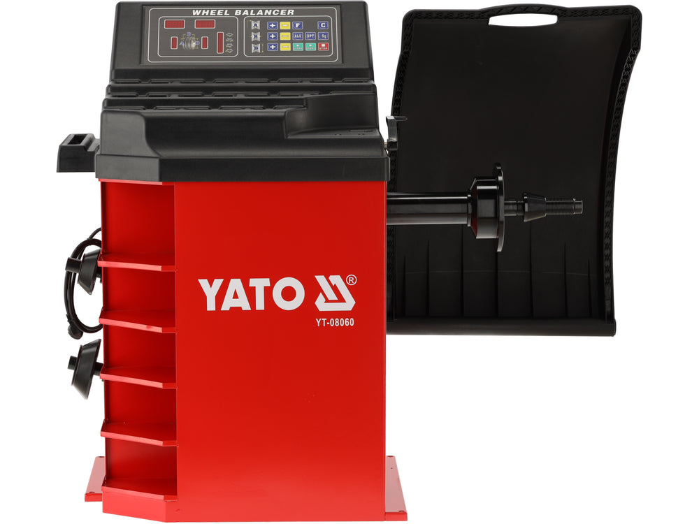 WHEEL BALANCING MACHINE | 250 W | FOR 10–24" WHEEL RIMS | AUTOMATIC BALANCING | ±1 g ACCURACY (YT-08060)