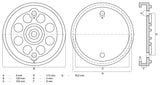 Резиновая подушка | для автоподъёмников | Ø 120 mm