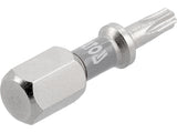 Antgaliai | 6,3 mm (1/4") | S2 Ni | T-Star (Torx) T10 | 2 vnt. (YT-78011)