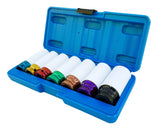 THIN-WALLED IMPACT SOCKET SET WITH PROTECTION | 12.5 MM (1/2") | 7 PCS. (SK7207)