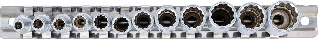 SOCKET SET, 12-POINT, DEEP | 6.3 MM (1/4") DRIVE | INCH SIZES | 12 PCS. (2757)