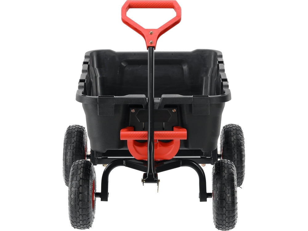 Sodo vežimėlis su savivarčiu XL 350 kg, 10 colių ratai (YT-86960)