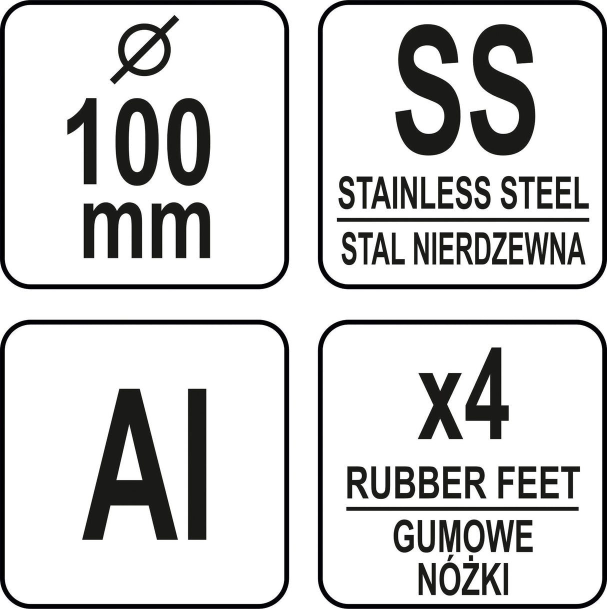 Mėsainių gaminimo mašinėlė 100 mm (YG-03400)