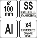 Mėsainių gaminimo mašinėlė 100 mm (YG-03400)