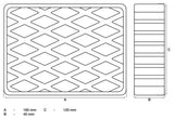 Guminis padas | auto keltuvams | 160 x 120 x 40 mm (7007)