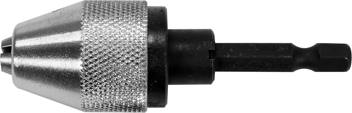 Griebtuvas grąžtams | 0.5-6.5 mm | su 1/4" (6.3mm) antgaliu (YT-04645)