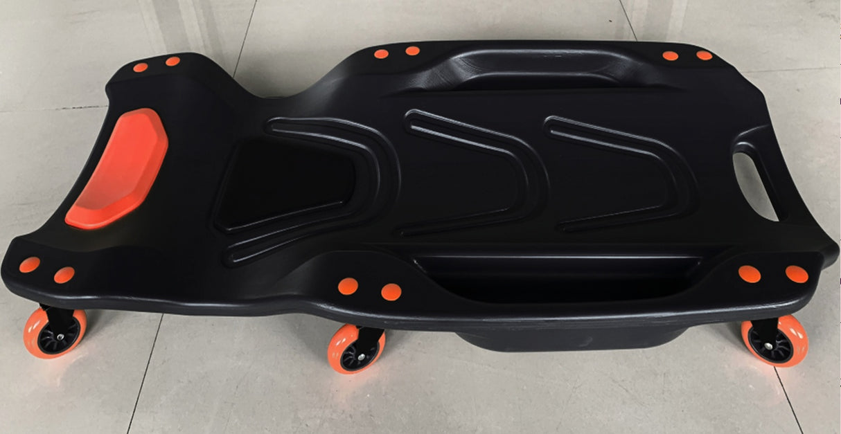 Лежак на колёсах | profi | 42" | HDPE 100% | с лотком для инструментов