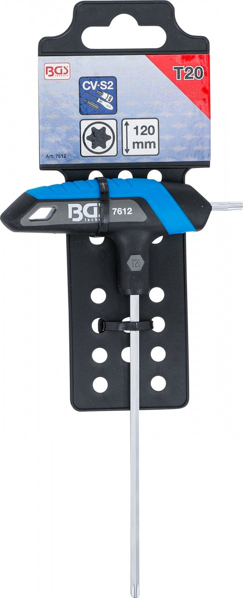 Atsuktuvas su T formos rankena | T-Star (Torx) | T20 (7612)